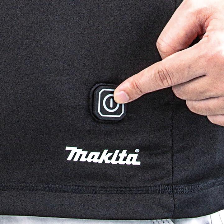 Image du produit Makita T-shirt thermique sans fil DCX201CM | Taille M | 12V / 14,4V /18V, sans batterie, sans chargeur (M)