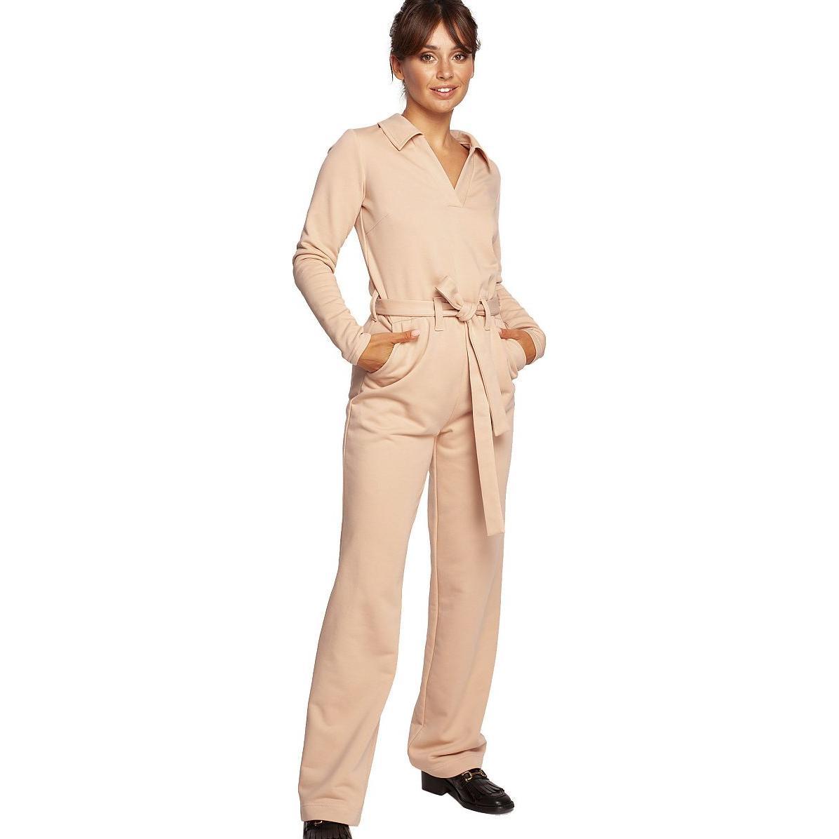 Be Wear, Jumpsuit, 946538, Beige, (S)