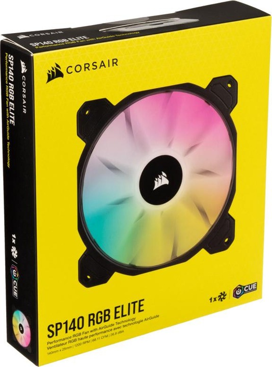Immagine prodotto Corsair SP140 RGB Elite (140 mm, 1 x)