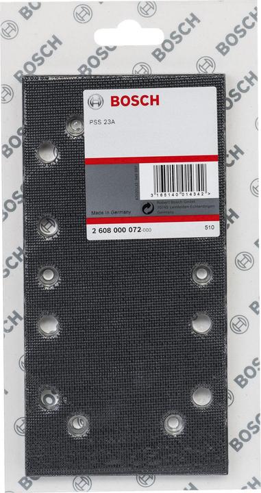 Produktbild Bosch Professional Zubehör Schleifplatte 182 x 92 mm, für GSS, mit Kletthaftung