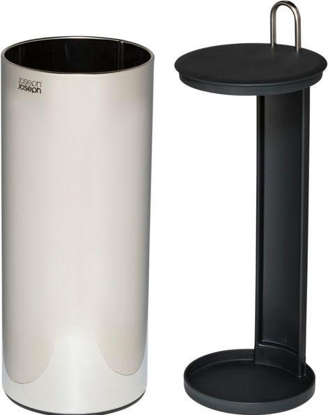 Actual product image Joseph Joseph EasyStore Luxe toilet roll holder stainless steel concealed