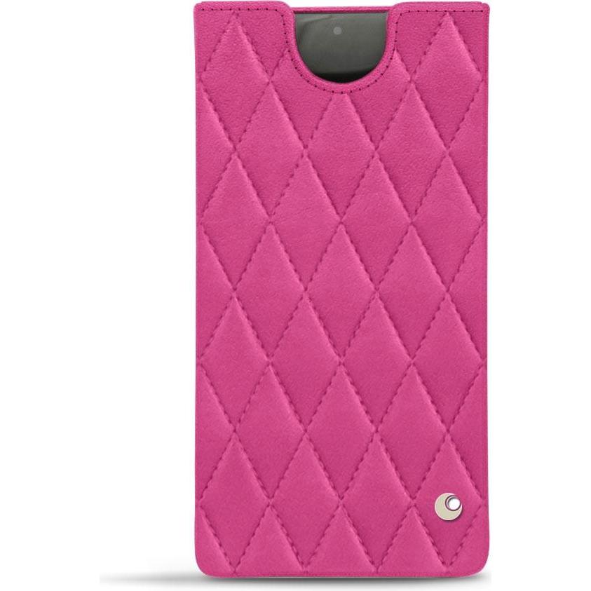 Noreve Lederschutzhülle (Samsung Galaxy Note 10+), Smartphone Hülle, Rosa