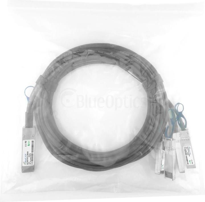 Actual product image BlueLAN Dell YFNDD Compatible QSFP28 DAC SC282701L2M26