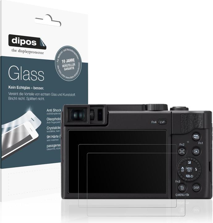 Dipos Anti-Shock Displayschutz Matt 9H (Displayschutz, Leica D-Lux 8)