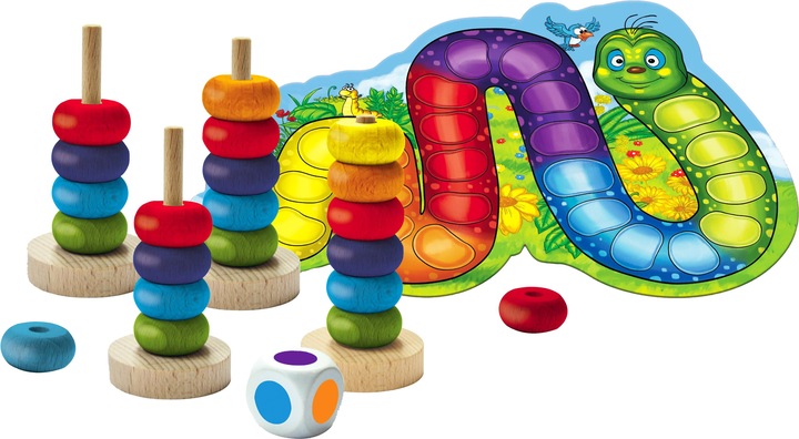 Immagine prodotto Noris Il mio gioco di torrette colorate (Tedesco, Francese, Olandese, Italiano)