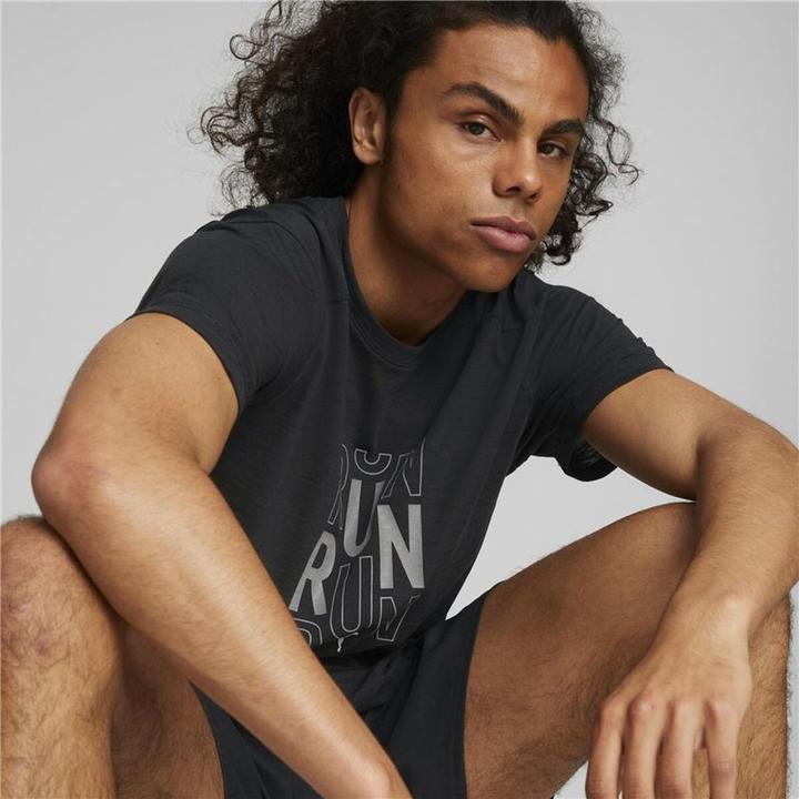 Produktbild Puma Run Logo Ss Tee M (S)