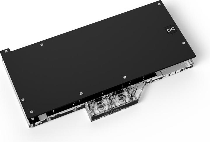 Actual product image Alphacool Ice block Aurora Acrylic RX 7900XTX/XT Taichi/Phantom with backplate