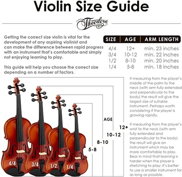 Produktbild Theodore Brillant entworfene Violine für den sofortigen Einstieg (Geige, 3/4)
