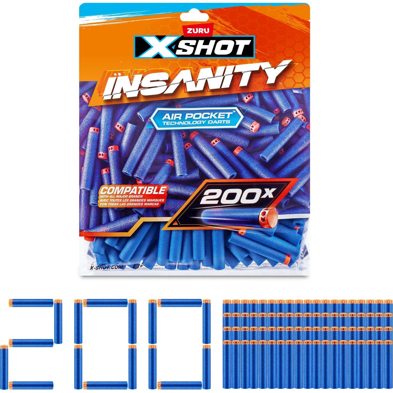 Thumbnail - Xshot - Insanity 200 Darts Nachfüllpackung