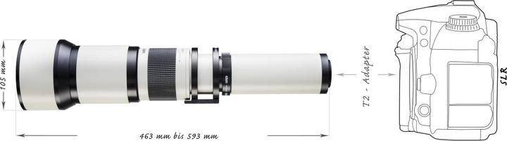 Image du produit Walimex 650-1300/8-16 DSLR MFT (Four Thirds, Plein format)