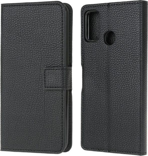 Actual product image MU Classic Litchi Leather Bookcover II Series (Motorola Moto G30, Motorola Moto G10)