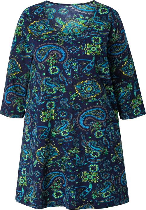 Immagine prodotto Ulla Popken Maglia dal taglio lungo e svasato con scollo a girocollo e maniche a 3/4 (54)