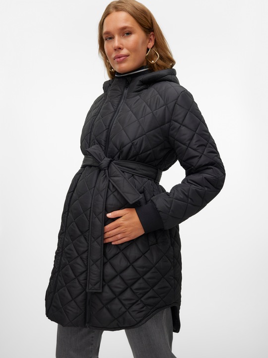 Image du produit Mamalicious Col rond Poignets côtelés Veste matelassée (S)