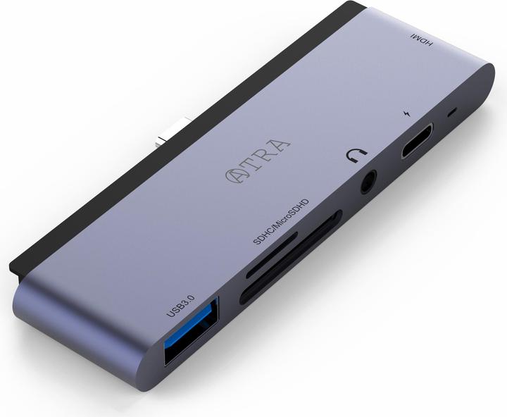 Produktbild Atra 6in1 Type C Hub (USB-C, 6 Ports)