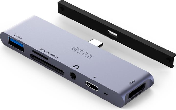 Produktbild Atra 6in1 Type C Hub (USB-C, 6 Ports)