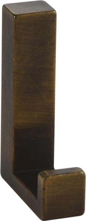 Produktbild Siro MantelHaken Doradus GarderobenHaken 15x61mm, Haken ZN Messing schwarz gebürstet