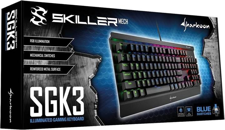 Immagine prodotto Sharkoon Skiller Mech SGK3 (Raudona) (USA, Cablato)