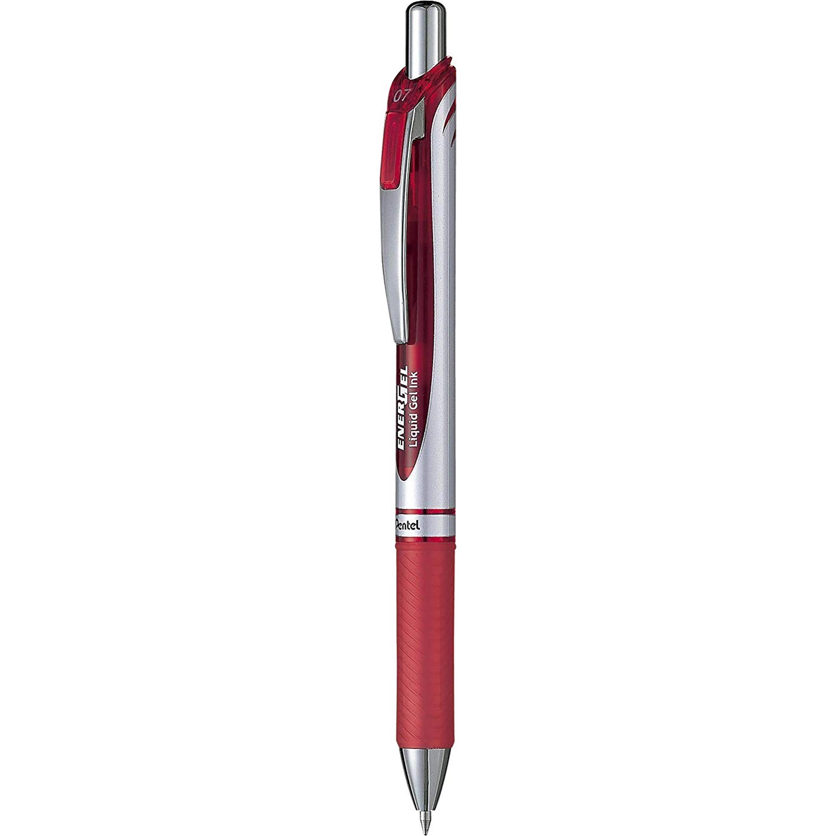 Thumbnail - Pentel, Schreibstifte, EnerGel Xm (Rot, Silber, 1 x)