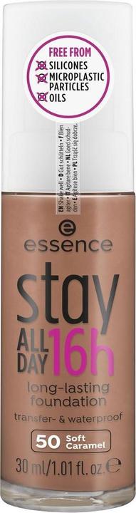 essence Foundation Stay All Day 16h Long-Lasting 50 Soft Caramel (50 Soft Caramel)