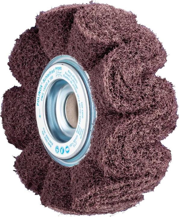 Produktbild Pferd 44646111 POLINOX Vlies-Schleifrad PNG Ø 150 x 50 mm Bohrung-Ø 254 mm A 10 (A 100)