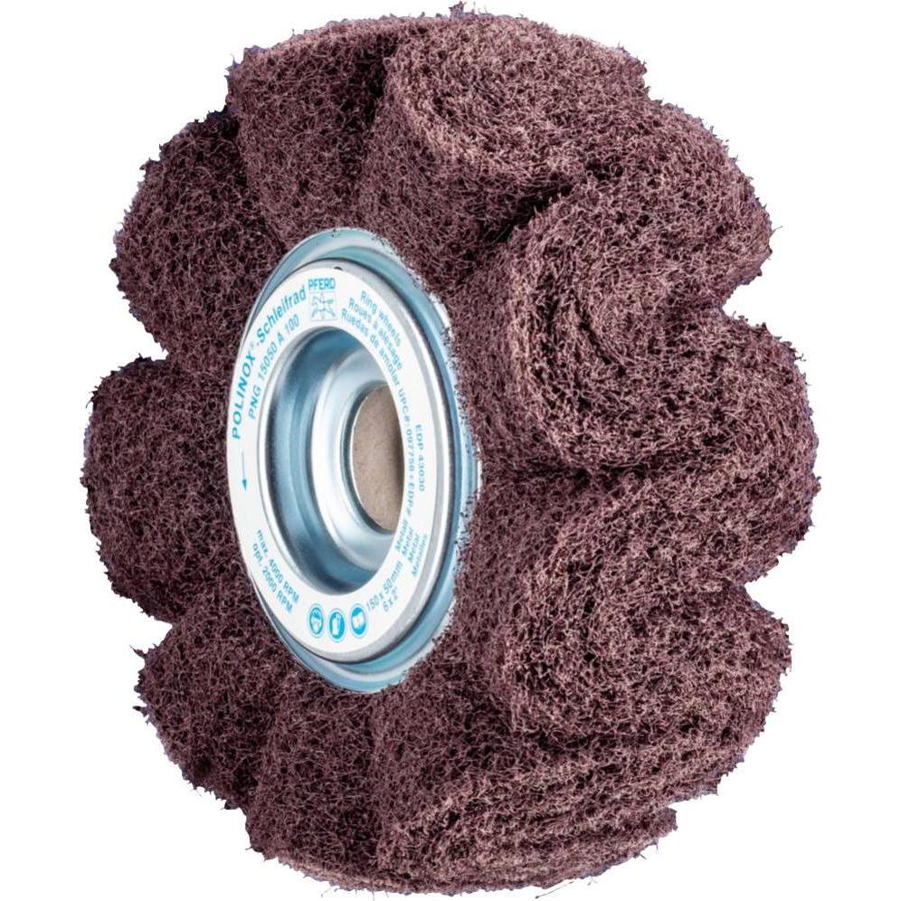 Pferd, Schleifmittel, 44646111 POLINOX Vlies-Schleifrad PNG Ø 150 x 50 mm Bohrung-Ø 254 mm A 10 (100)
