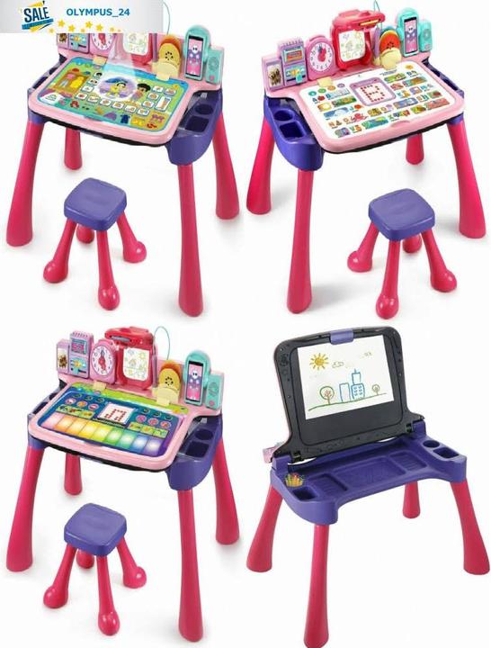 Produktbild VTech 5-in-1 Magischer Schreibtisch pink (Deutsch)