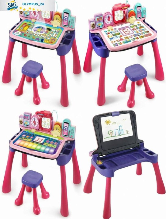Actual product image VTech 5-in-1 Magic Desk pink (German)