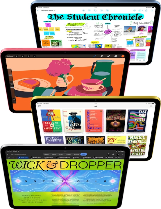 Image du produit Apple iPad 2022 (10e génération) (WLAN uniquement, 10.90", 64 Go, Silver)