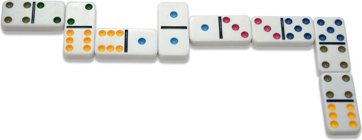 Produktbild Noris Deluxe Doppel 6 Domino (Deutsch, Französisch, Italienisch, Englisch)