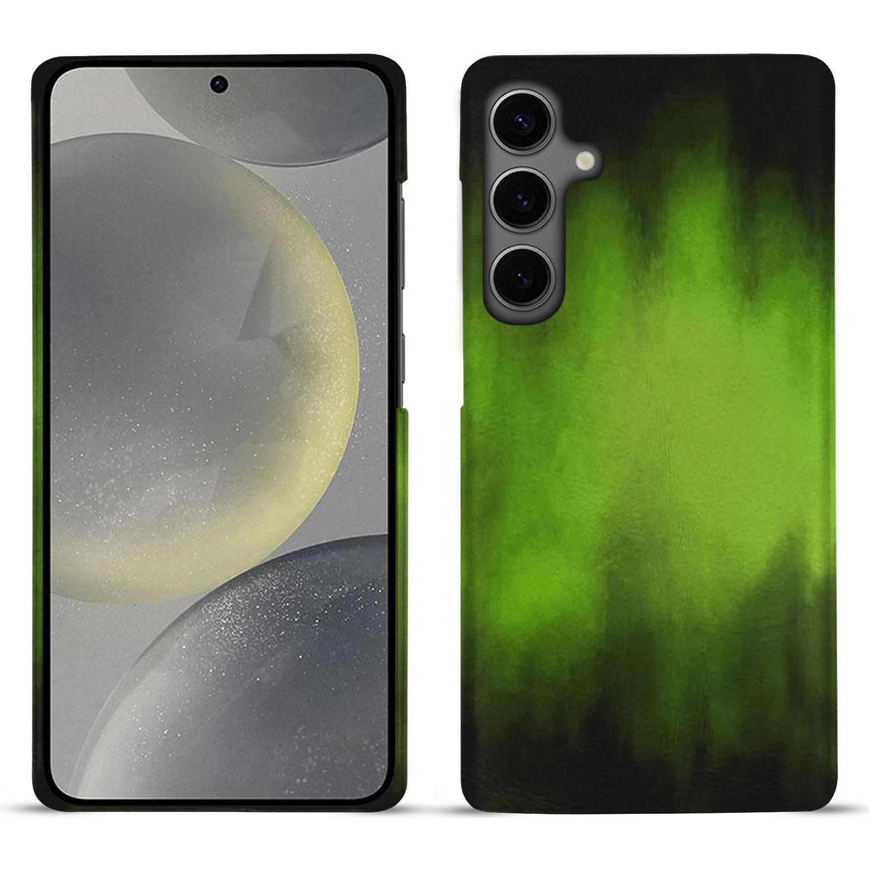 Noreve Lederschutzhülle (Samsung Galaxy S24+), Smartphone Hülle, Grün