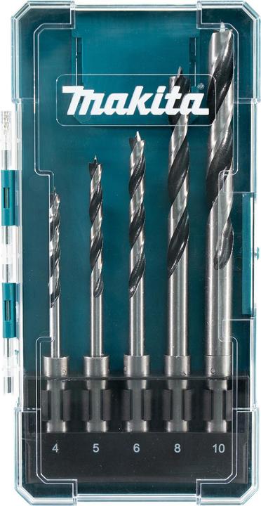 Actual product image Makita SDS+ wood drill bit set 5 pcs. (4, 5, 6, 8, 10 mm)