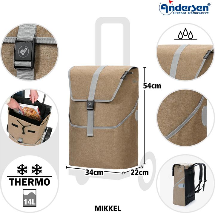Produktbild Andersen Scala Shopper Mikkel Einkaufstrolley 54 cm