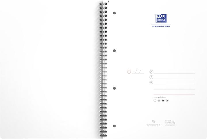 Image du produit Oxford Bloc-notes collège (A4+, Quadrillé, Couverture souple)