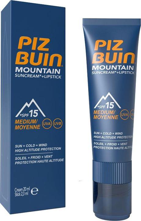 Actual product image Piz Buin mountain (Sun stick, Suntan cream, SPF 15, 20 ml)