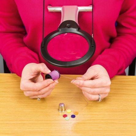 Thumbnail - Rs Pro, Laborbedarf, LED Neck & Desk Magnifier 2x