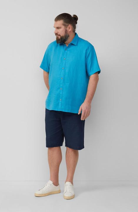 Produktbild S.Oliver Hemd Regular Fit: Leichtes Kurzarmhemd aus 100% Leinen (4XL)