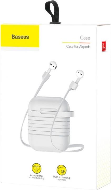 Actual product image Baseus Airpods cover silicone case (Headphone bag)