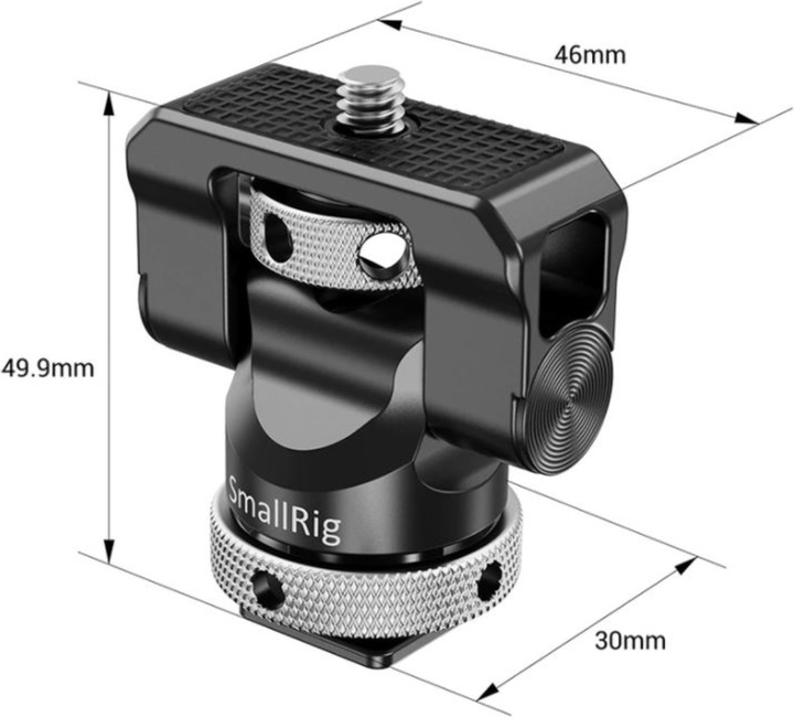 Produktbild SmallRig Swivel and Tilt Monitor Mount with Cold Shoe (Monitor Zubehör)