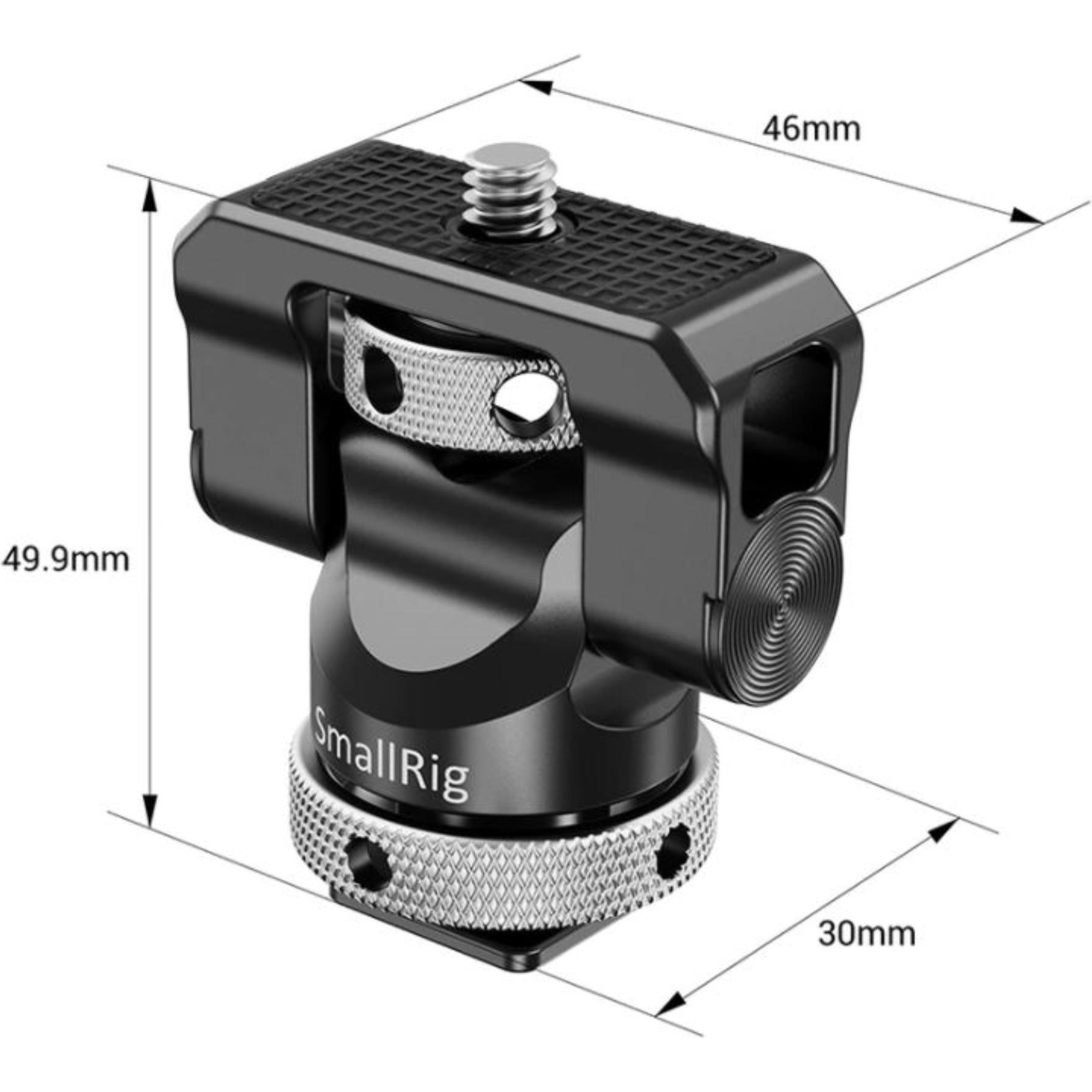 Thumbnail - SmallRig Swivel and Tilt Monitor Mount with Cold Shoe (Monitor Zubehör), Video Zubehör, Schwarz