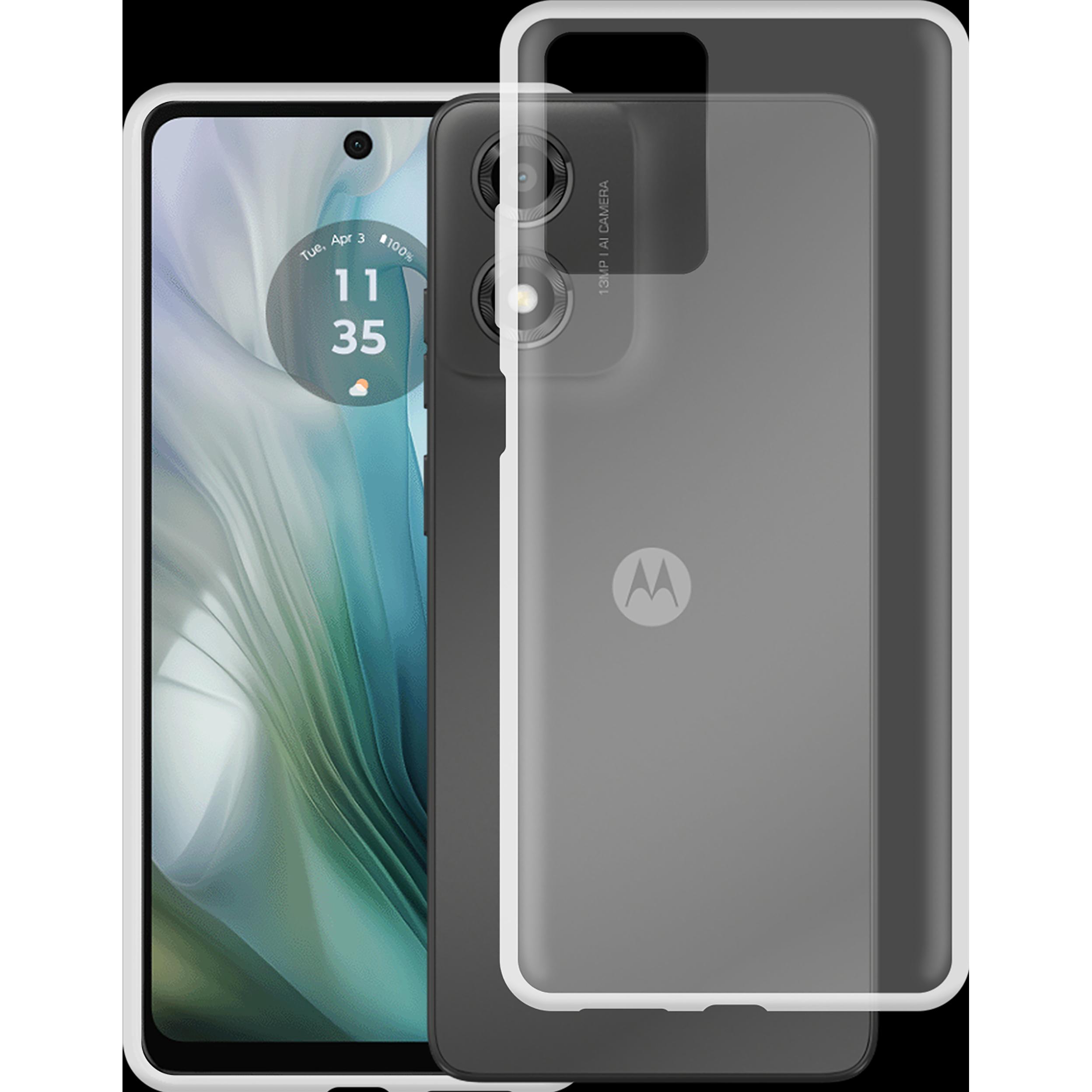 Cazy Soft TPU Schutzhülle (Motorola Moto G14), Smartphone Hülle, Transparent