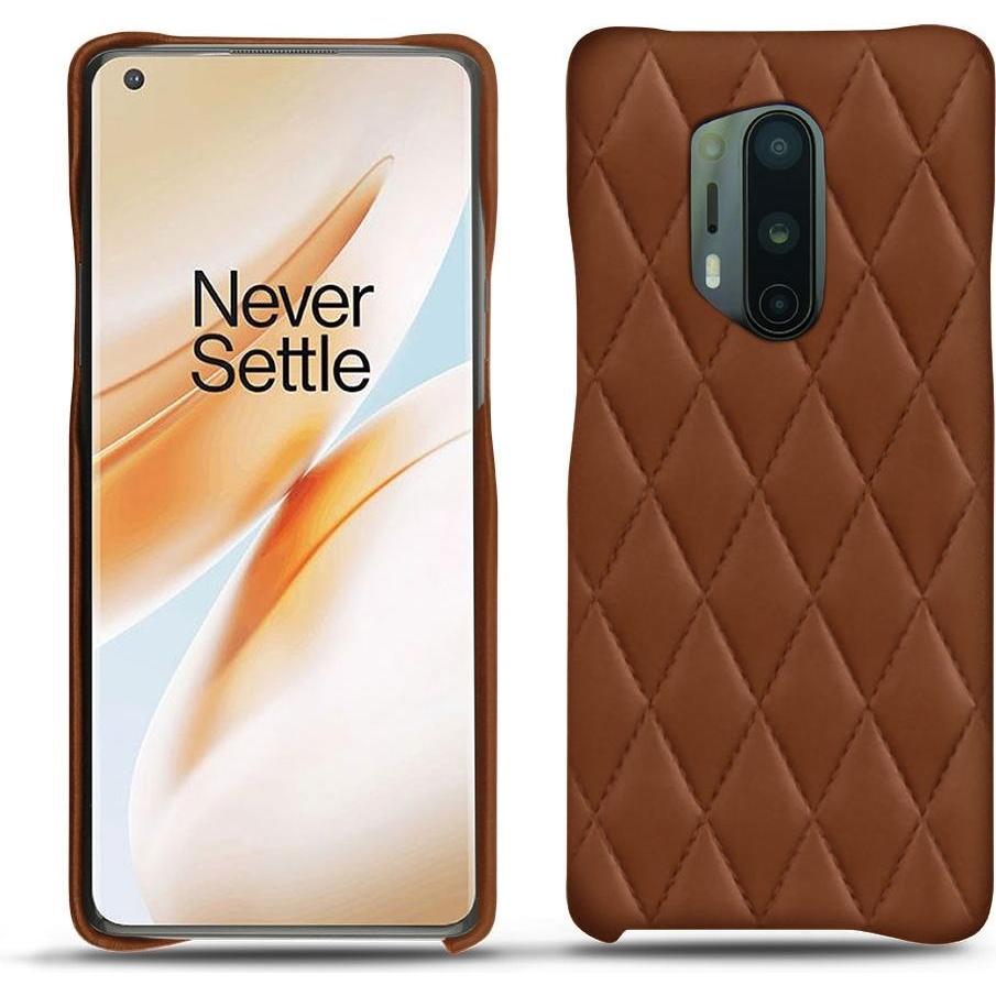 Noreve Lederschutzhülle (OnePlus 8 Pro), Smartphone Hülle, Braun