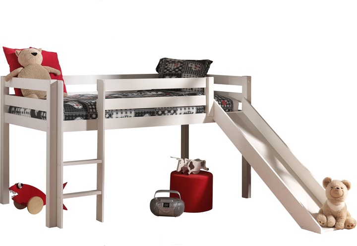 Immagine prodotto Vipack Letto a mezza altezza Princess Sophie con scivolo (90 x 200 cm)