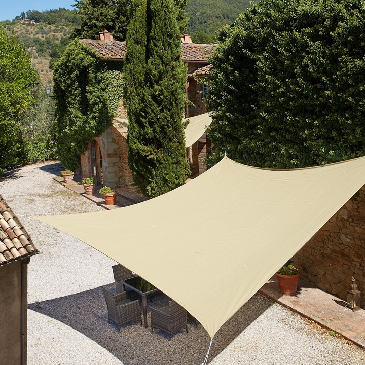 Actual product image tectake Awning (360 x 360 cm)