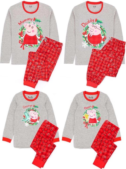 Actual product image Peppa Pig Pyjamas Christmas Design (M)