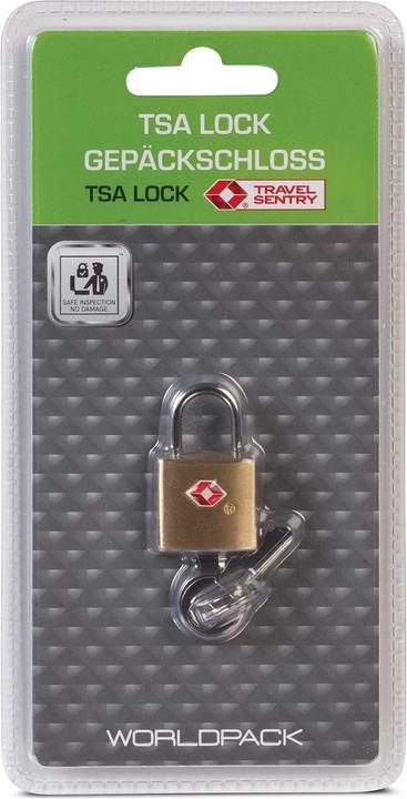 Actual product image Worldpack Travel Accessories TSA padlock 2 cm