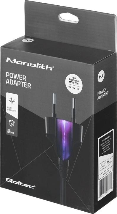 Produktbild Qoltec 51773 Power adapter for Samsung monitor