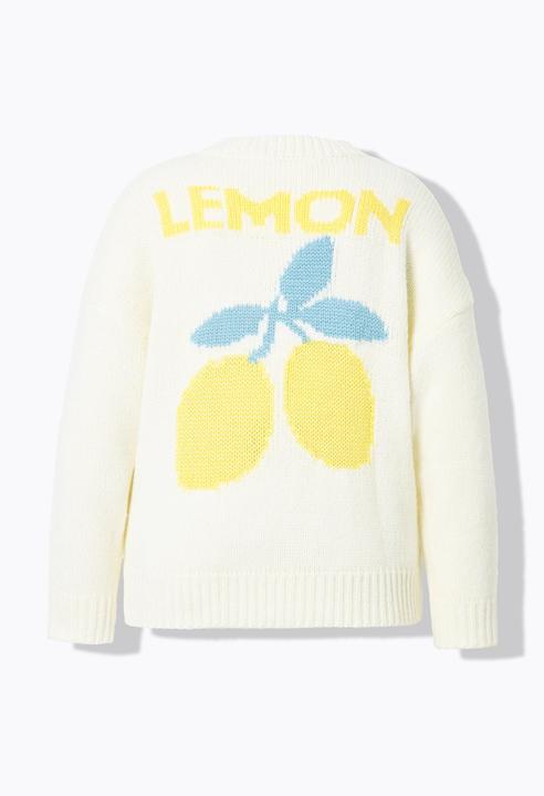 Image du produit Studio Untold Pull oversize, motif citrons dans le dos (60)