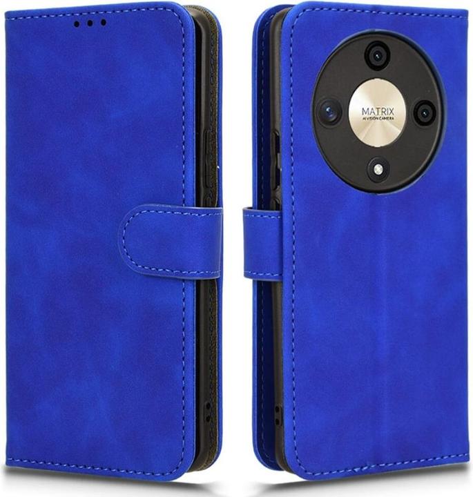 Image du produit Cover-Discount Honor Magic6 Lite - Etui en cuir bleu (Honor Magic6 Lite)