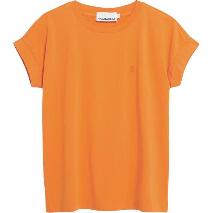 Armedangels, Damen, Shirt, Women's Idaa Logo, Orange, (S)