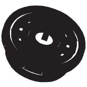 Zebra Flanged Ball Bearing, Drucker Zubehör